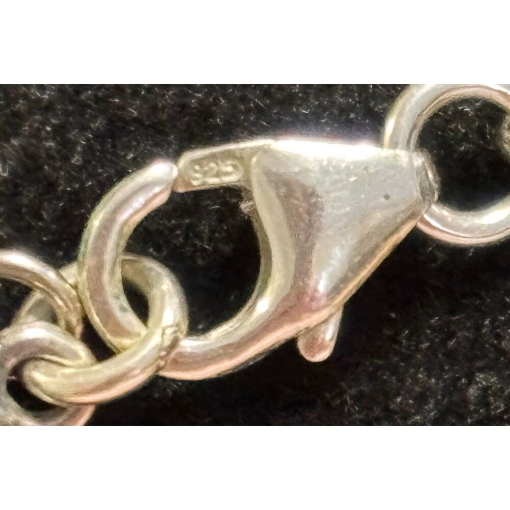 NWOT Disney Mickey Mouse Sterling Silver Moissanite Pavé Pendant Necklace - Picture 6 of 6